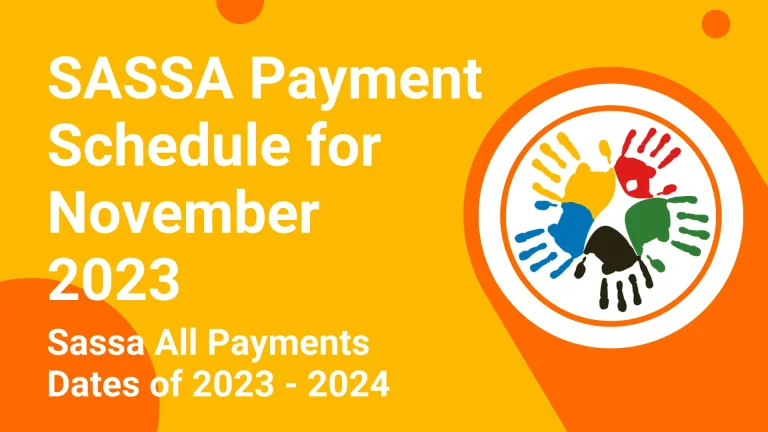 When is Sassa Payment for November 2023?